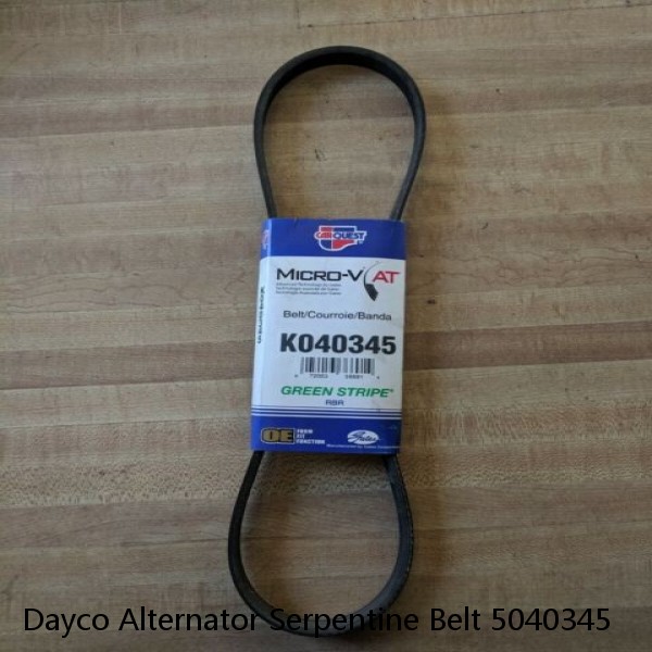 Dayco Alternator Serpentine Belt 5040345 #1 small image