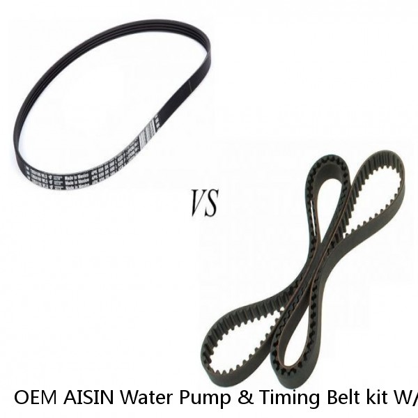 OEM AISIN Water Pump & Timing Belt kit W/ Serpentine Belt For 04-06 Lexus RX330 #1 small image