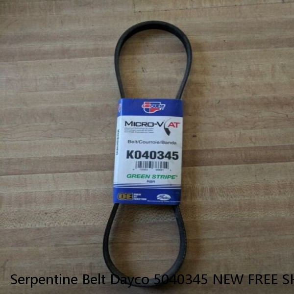 Serpentine Belt Dayco 5040345 NEW FREE SHIPPING in the USA #1 image